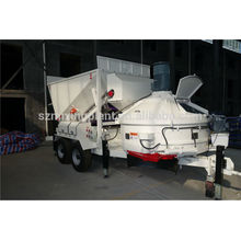 Exportação para a Rússia portátil Mini Mobile Concrete Mixing Plant